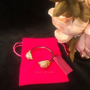 NWT Kurt Geiger Eagle Head Hinged Bangle